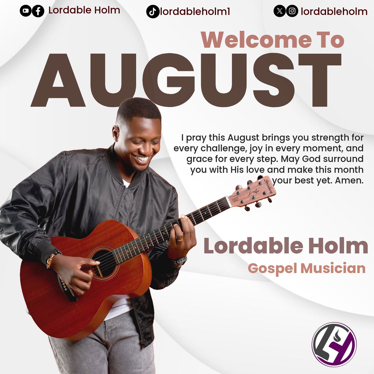 Happy New month Family💜 🙏.  Peace and blessings!!!!!!

#lordableholm 
#photooftheday 
#graceupongrace #goodnessofGod
#gospelmusician #explorepage #icgcworldwide
