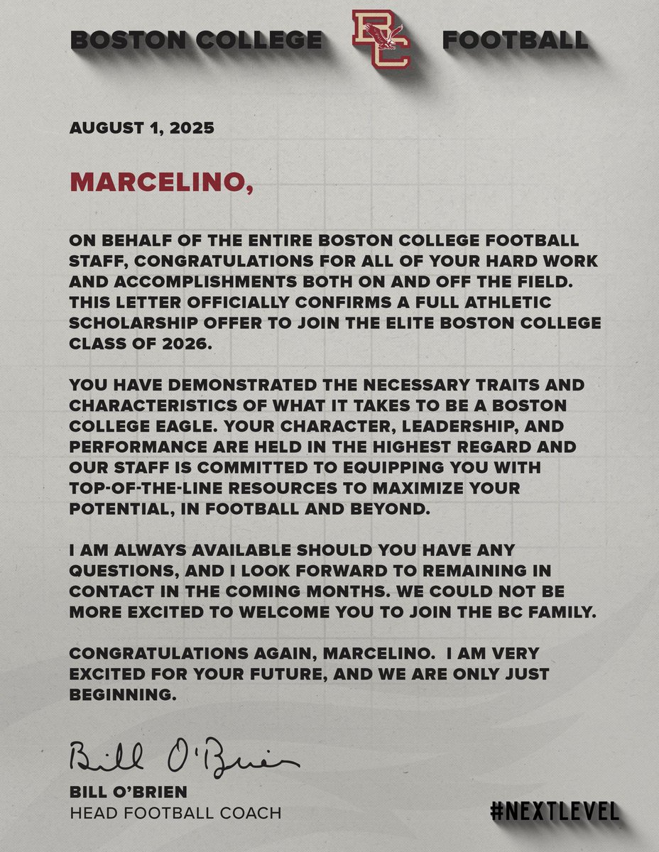 Blessed to have a home!! 🦅🦅<a href="/BCFootball/">Boston College Football</a> <a href="/CatholicMem/">Catholic Memorial</a>