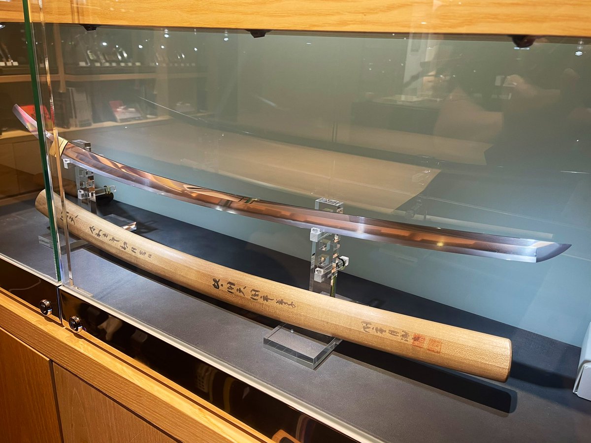 日本刀 兼常63层Damascus MINAMO-KAZE 日本厨师用三德刀180毫米，带专用