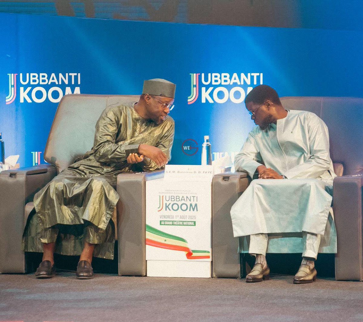 Nul doute que le Plan de redressement économique et social « 𝐉𝐮𝐛𝐛𝐚𝐧𝐭𝐢 𝐊𝐨𝐨𝐦 », présenté en ce jour par le Premier ministre Ousmane SONKO, permettra au Sénégal de relever ses défis du moment.

À travers les âges, notre pays a toujours su puiser dans ses ressources