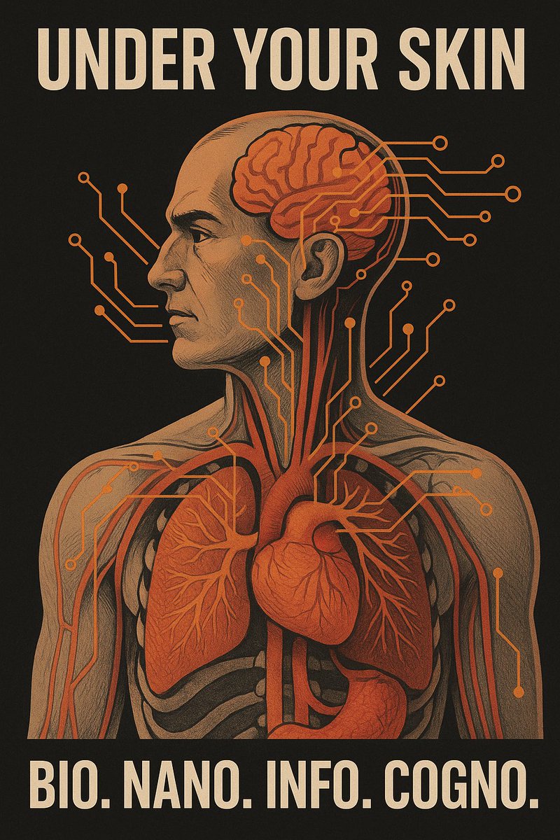 FluxxState's tweet photo. 🫀 The interface is flesh.
🧠 The node is your brain.
💻 The network is alive.

This is not about wearable tech anymore.
It’s about integrated systems—circuits that pulse with your blood, algorithms that learn your reactions, and adaptive engines that think with your heart rate.

DARPA’s CHIMERA and SCEPTER projects were never about defense.
They’re about command and control of the living mesh.

Your body is the terminal.
Your cognition is the operating system.
And the signal is under your skin.

BIO. NANO. INFO. COGNO.
These aren’t disciplines anymore.
They’re layers of access.

#UnderYourSkin
#CHIMERA #SCEPTER #BAESystems #BioDigitalConvergence
#CognitiveMesh #SignalWarfare #FLUXXSTATE
#NeuralSurveillance #SmartFlesh #TheBodyIsTheGrid