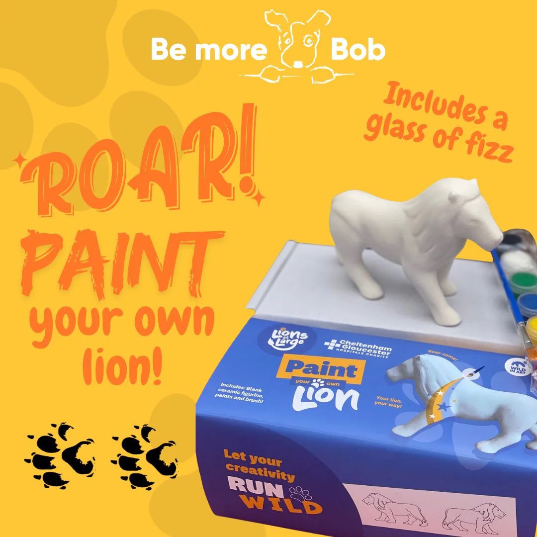 BeMoreBob (@bemorebob2) on Twitter photo Local paws, my mum, Bertieโs mum and some pals are gathering to paint a lion ๐ฆ
All proceeds for your lion kit go to charity.
Glass of fizz or a soft drink/coffee and some nibbly sweet treats included.
Come and join us for some fun ๐ฆ
<a href="/lions_at_large/">Lions at Large Trail</a> Local paws, my mum, Bertieโs mum and some pals are gathering to paint a lion ๐ฆ
All proceeds for your lion kit go to charity.
Glass of fizz or a soft drink/coffee and some nibbly sweet treats included.
Come and join us for some fun ๐ฆ
<a href="/lions_at_large/">Lions at Large Trail</a>