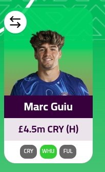 Osmano08's tweet image. مارك غويو انتقل من تشلسي إلى سندرلند ✅💯
و لديه فرصة كبيرة أن يكون أساسي بسعر 4.5 في خطة المهاجم 👌