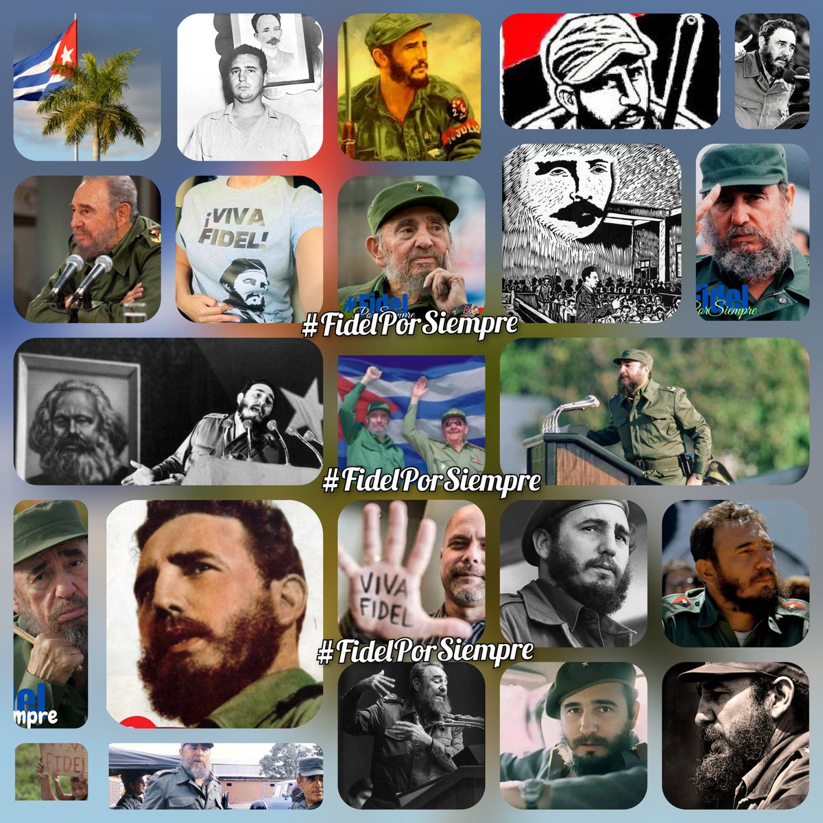 #FidelPorSiempre:

 "Somos, sencillamente, un pueblo que ha sabido estar a la altura del momento que vive, (…) un pueblo que cuando fue necesario pudo sacar de sí todo lo que tenía de heroico, todo lo que tenía de tenaz, todo lo que tenía de valiente…"

#100AñosConFidel