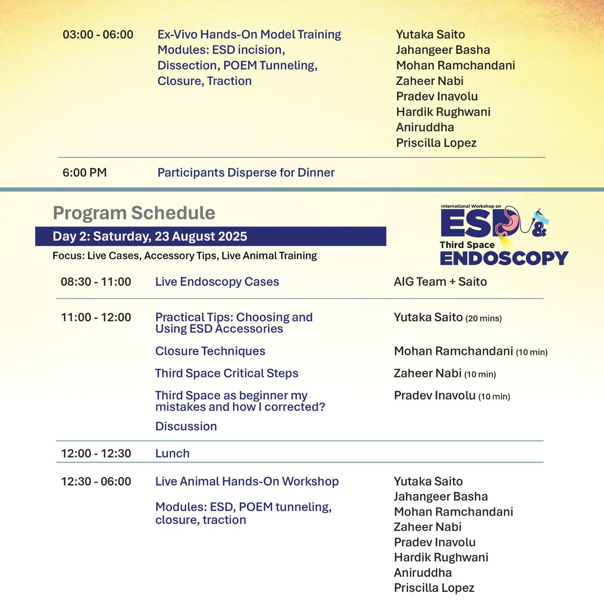 AIGHospitals's tweet image. AIG Hospitals is coming up with a dedicated International Workshop on #ESD and #ThirdSpace #Endoscopy on 22 &amp;amp; 23rd August. A great learning opportunity for all who wants to enhance their skills in these advanced GI endoscopic procedures with LIVE demonstrations, hands-on, and…