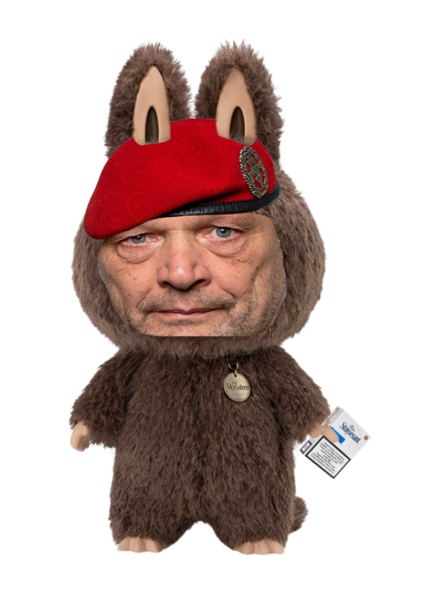 KampfmitKette's tweet photo. Mein Therapeut: Das Generalleutnant Gante Labubu ist nicht real, es kann dir nichts tun.  

Das Generalleutnant Gante Labubu: https://t.co/NiLDKk2CV3