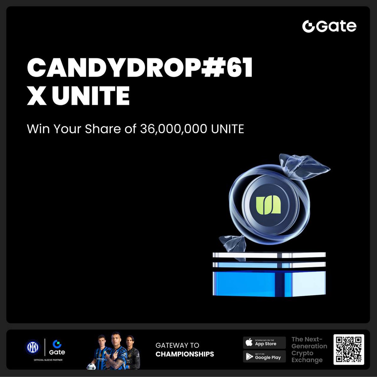 DataDashYt's tweet photo. 🍬 CandyDrop #61  $UNITE!
 
 🔗 Join now: https://t.co/BWle8hF8r6
 🔎 Token Info: X @uniteio
 
🌟 Gate Alpha Exclusive: 
🔗 https://t.co/KyANpku3xB

Meanwhile, Stake  https://t.co/Dnb4sIckpm

#Gate #UNITE #GateListing #CandyDrop #GateAlpha

Register gate:
https://t.co/Ho6c0b5LXf https://t.co/QecoYbFo6o