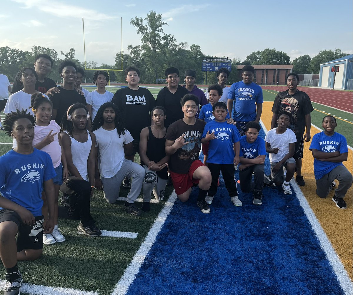 Incredible summer for the Eagles!  So proud of these guys. They  accomplished all our goals and more! With a packed weight room daily you can’t help but to be excited to get started back on Aug. 11. #RUSKINSTRONG