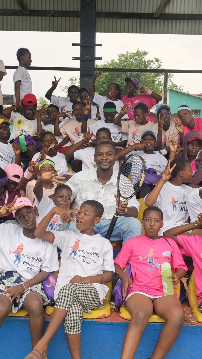 martinpeter74's tweet photo. I commend PM Sports Foundation for empowering climate leadership through sport and gender advocacy. At the Accra Sports Stadium Media Hub, I led a presentation which focused on the impact of climate change on sports, communities and the role of the girl child in climate action. https://t.co/0fw6Vx1n3r
