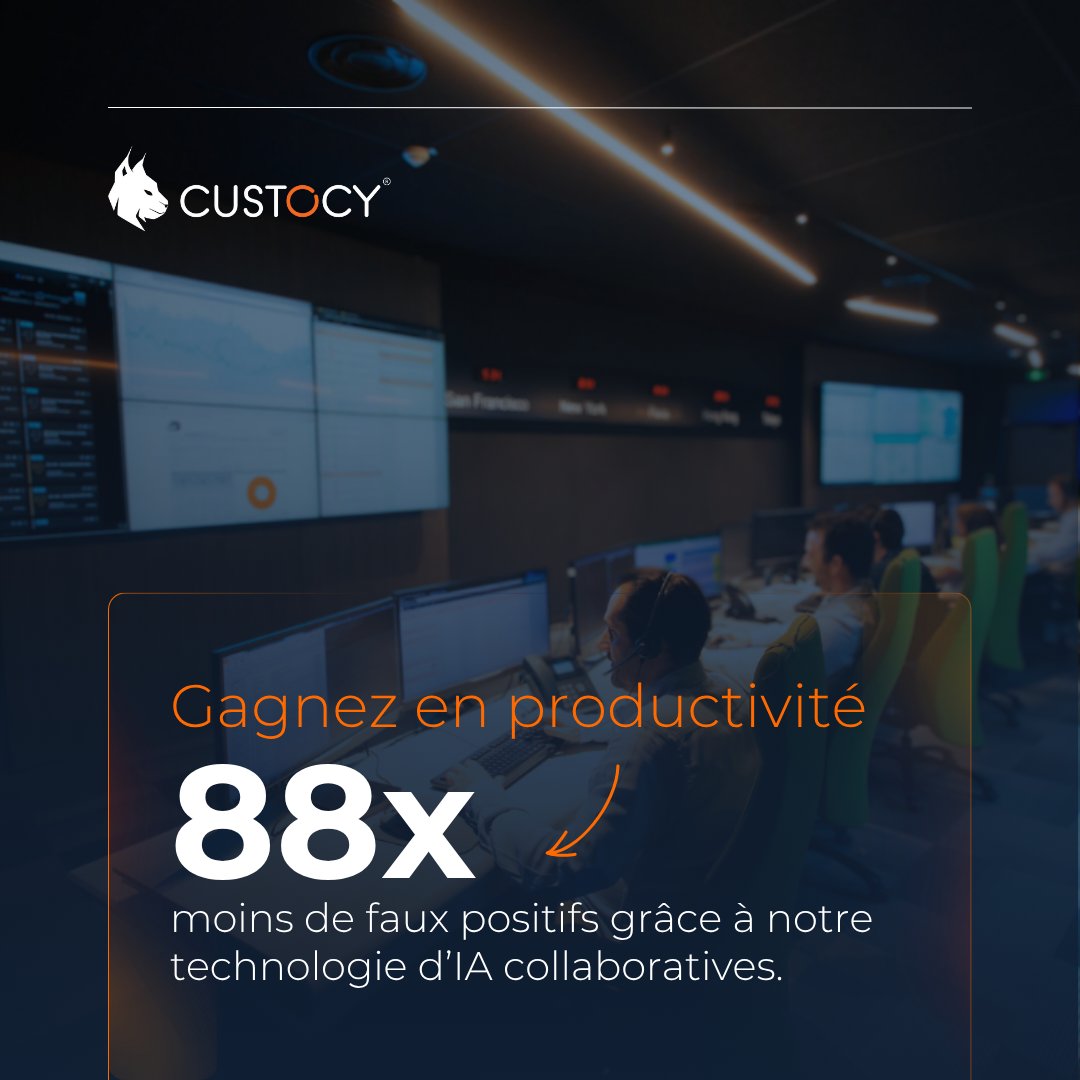 Les faux positifs : l’usure silencieuse du SOC😬
8 alertes sur 10 ? Inutiles.
👉 Temps perdu. Menaces ratées. Analystes épuisés.
Le #NDR @Custocy réduit le bruit avec son moteur d'IA collaboratives.
Des alertes, oui. Mais seulement quand c’est sérieux.
🔗 custocy.ai/demo/