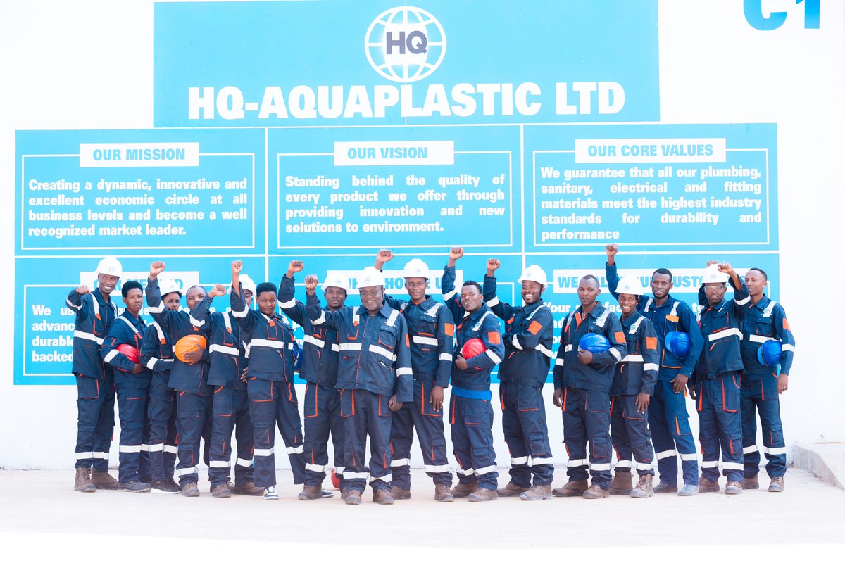 HQ AQUA PLASTICS (@hqaquaplastics) on Twitter photo We thank all who supported our vision—from our skilled team to partners in government & the private sector, including <a href="/PSF_RWA/">PRIVATE SECTOR FEDERATION PSF RWANDA</a> & <a href="/BankofKigali/">Bank of Kigali Official</a> Together, we’re laying the foundation for a stronger, self-sufficient Rwanda. 🇷🇼 #HQAquaPlastics We thank all who supported our vision—from our skilled team to partners in government & the private sector, including <a href="/PSF_RWA/">PRIVATE SECTOR FEDERATION PSF RWANDA</a> & <a href="/BankofKigali/">Bank of Kigali Official</a> Together, we’re laying the foundation for a stronger, self-sufficient Rwanda. 🇷🇼 #HQAquaPlastics