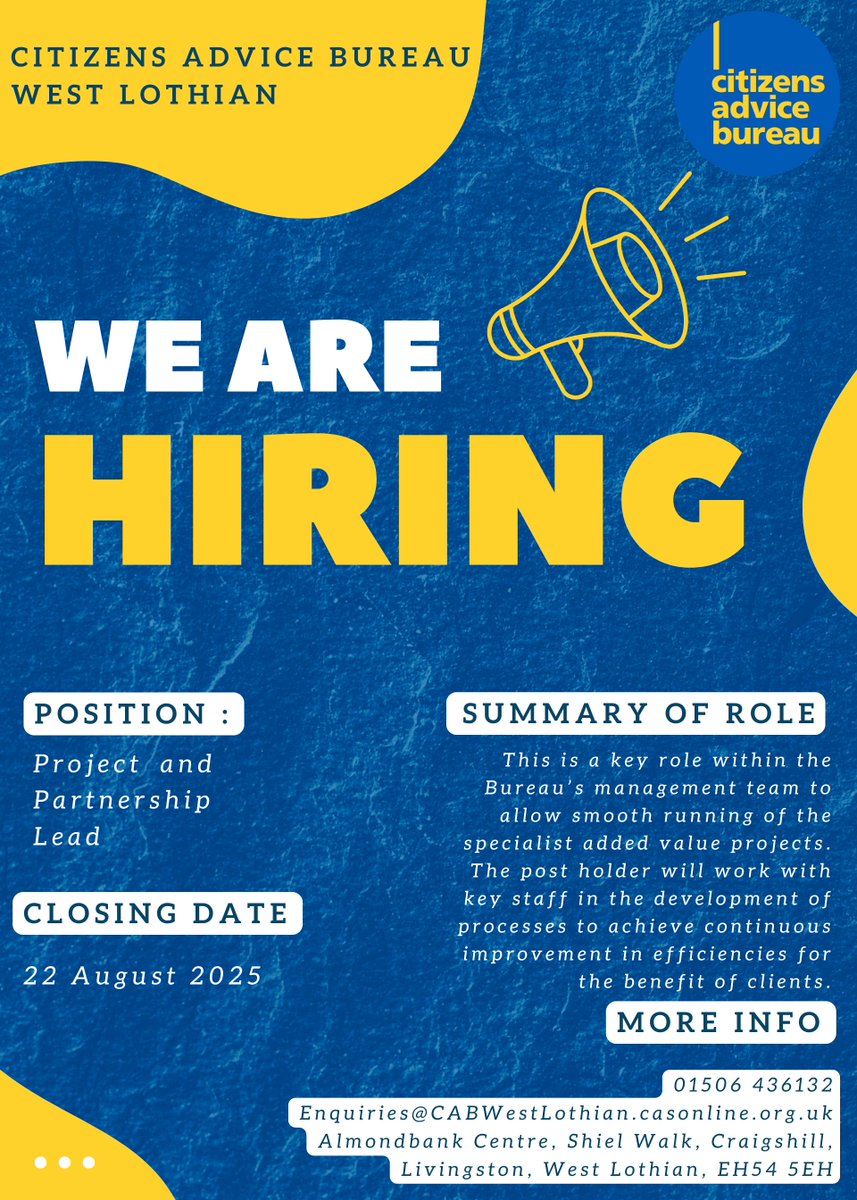 Citizens Advice Bureau West Lothian tweet media