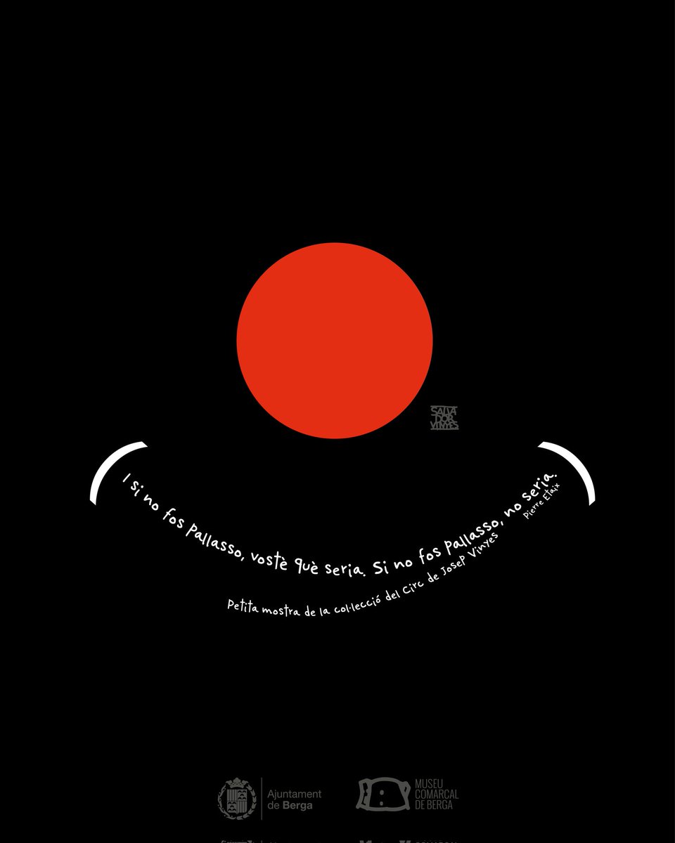 🎪 El Museu Comarcal de Berga acull una petita mostra de cartells de la col·lecció monogràfica sobre el món del circ cedida per Josep Vinyes. 

ℹ️ L’activitat és impulsada per l’àrea de Patrimoni Cultural i Museus de l’Ajuntament de Berga.