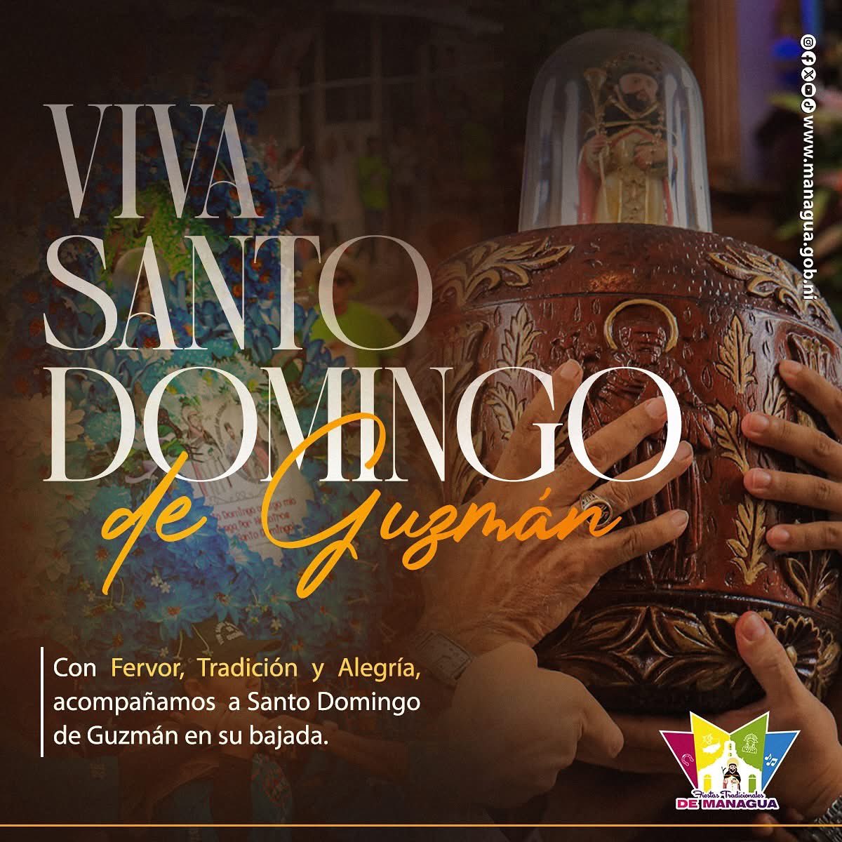 ⛪🙌 Con fervor y tradición se realizó la Bajada de Santo Domingo de Guzmán.

Una expresión viva de la fe y la identidad cultural del pueblo nicaragüense. 🇳🇮