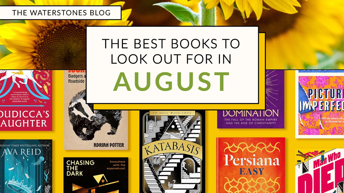 From R.F. Kuang's much-anticipated new fantasy and Jacqueline Wilson's second adult novel to fascinating history from Professor Alice Roberts and Sabrina Ghayour's stunning new cookbook, here are the books we can't wait to get our hands on this August: waterstones.com/blog/the-water…