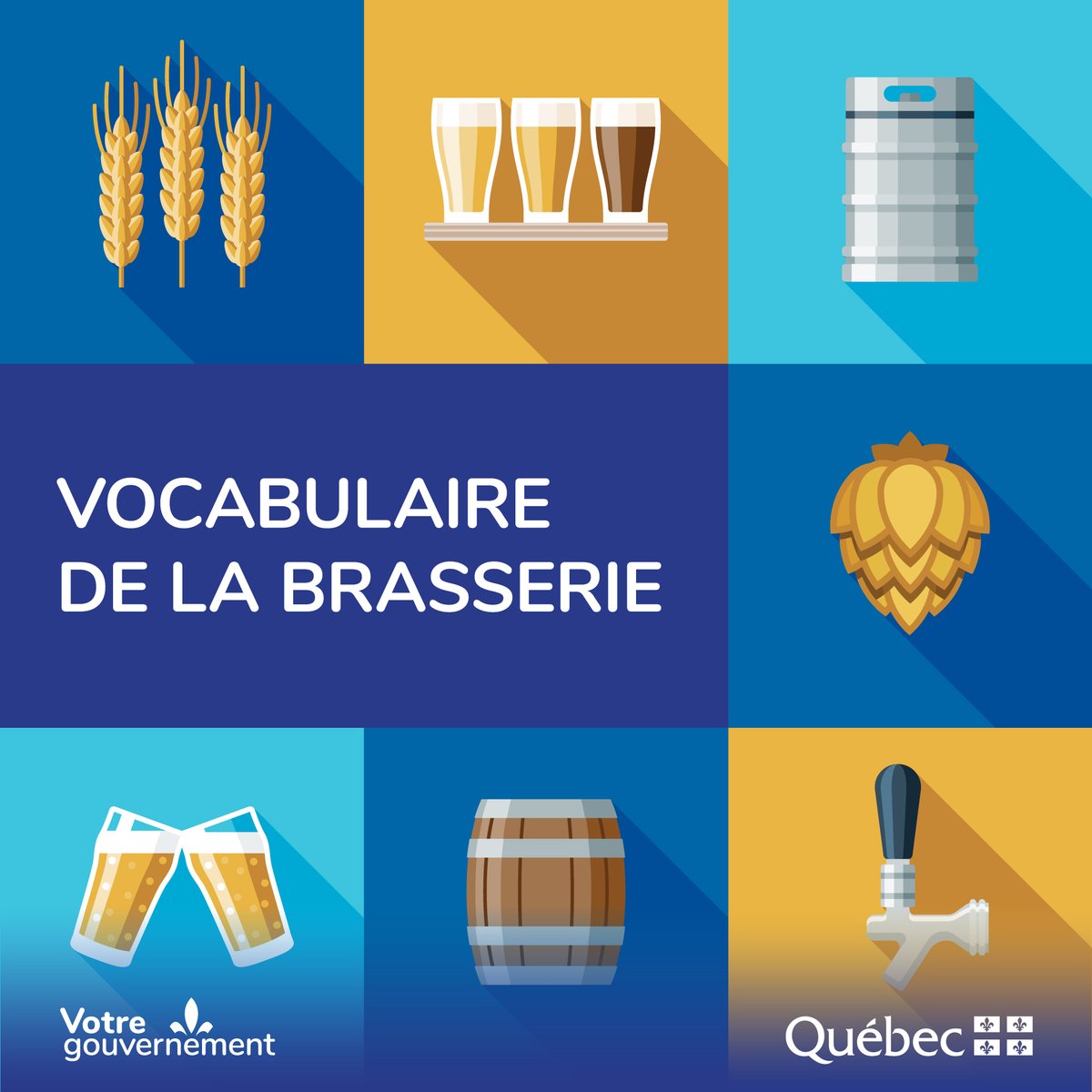 Le vocabulaire «Bon jusqu’à la lie» contient les termes associés à plus de 150 concepts portant sur les ingrédients essentiels à la fabrication de la bière, sur le matériel et les étapes de fabrication et, finalement, sur les types de bières.

oqlf.gouv.qc.ca/ressources/bib…

#Bière