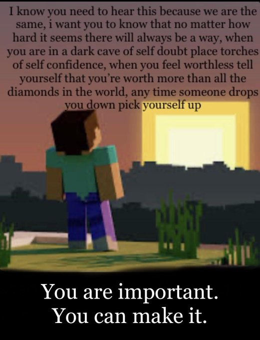 Think I need to hear this for myself...but someone else probably needs to hear it too...