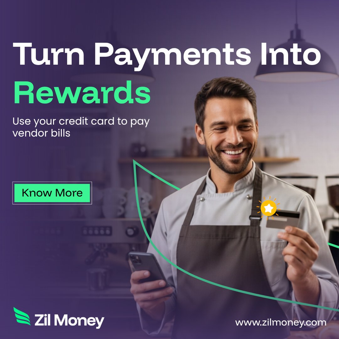 ZilMoney's tweet image. Vendor payment doesn’t have to slow you down. Zil Money helps you pay vendors quickly, accurately, and with your credit card—your way. 

Learn more: zilmoney.com/vendor-payment

Click here for interactive demo: zilmoney.storylane.io/share/vdw06x38… 

#VendorPayment #Earnrewards #PaymentGateway