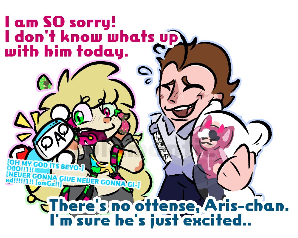 they'd be friends but Aris is too dense to realize thats literally fucking rick astley

#MashupWeek