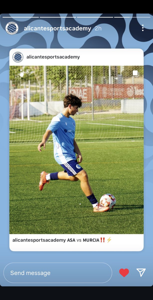 What a great experience playing in Spain #AlicanteSportsAcademy