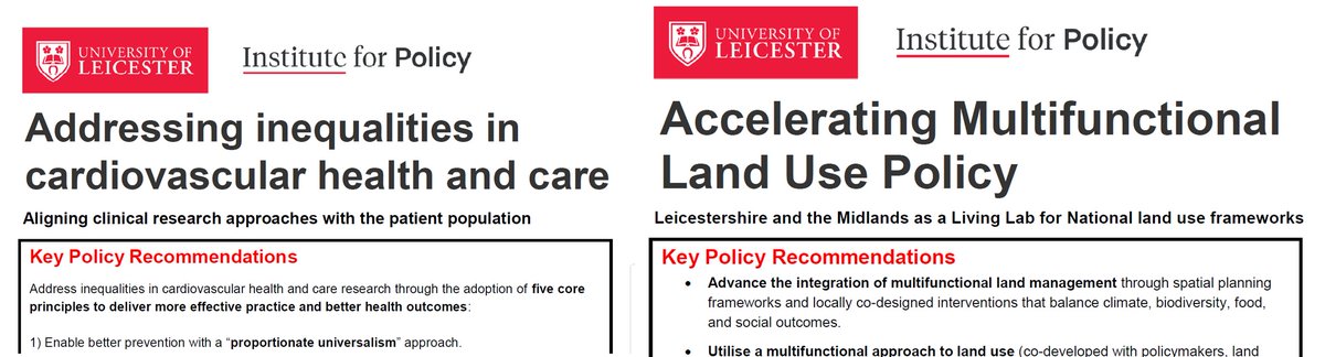 ICYMI 👀 The latest in our series of briefing papers has been released, providing evidenced-based recommendations to tackling topical issues on the policy agenda.

Now available on our website through FigShare making it easier than ever to cite them (le.ac.uk/research/insti…)