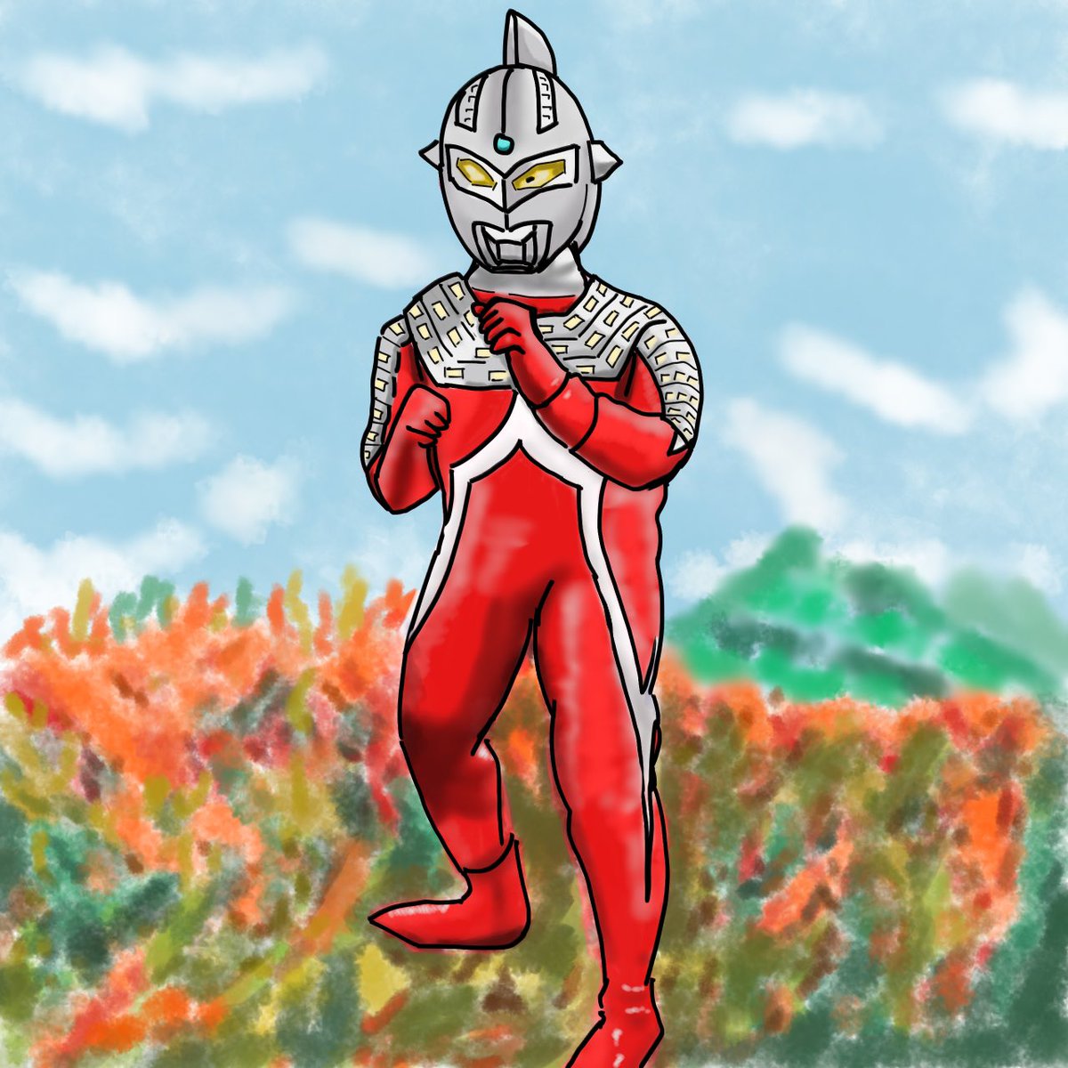 ウルトラセブン　イラスト ウルトラセブン｜ふじ
