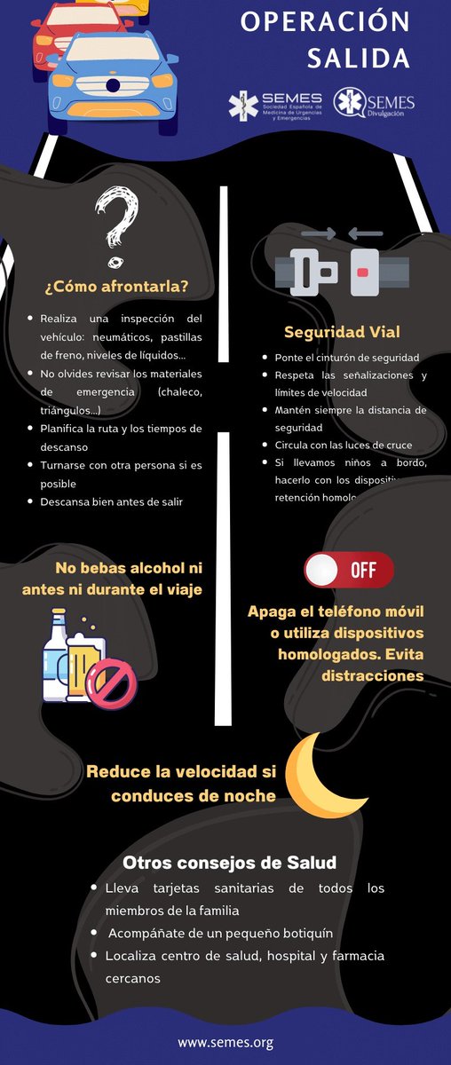 SEMES (@semes_) on Twitter photo Si este 1 de agosto comienzas las #vacaciones y vas a ir en #coche, recuerda las recomendaciones de <a href="/divulgasemes/">divulgasemes</a> y disfruta de un merecido descanso ⛱️🏞️
#operacionsalida Si este 1 de agosto comienzas las #vacaciones y vas a ir en #coche, recuerda las recomendaciones de <a href="/divulgasemes/">divulgasemes</a> y disfruta de un merecido descanso ⛱️🏞️
#operacionsalida