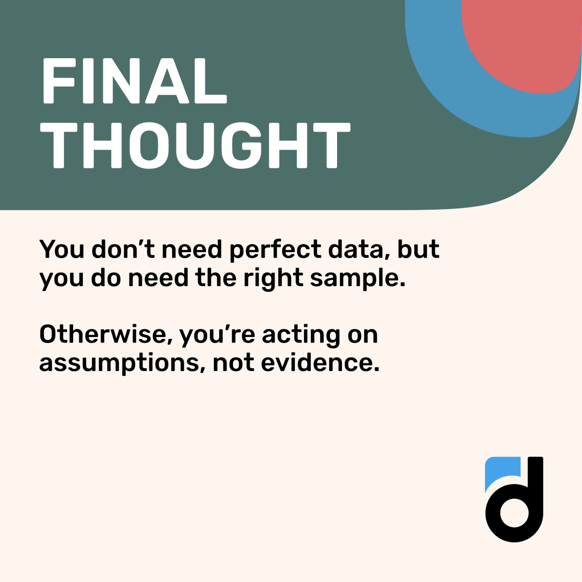 dev_to_dev's tweet image. 💡 Myth in Product Analytics:
“We can analyze a few users and apply the result to everyone”
📊 Small or biased samples often mislead.
What works in a test group may fail at scale.
Trust only statistically sound, representative data.
#devtodev #productanalytics #mythbusted