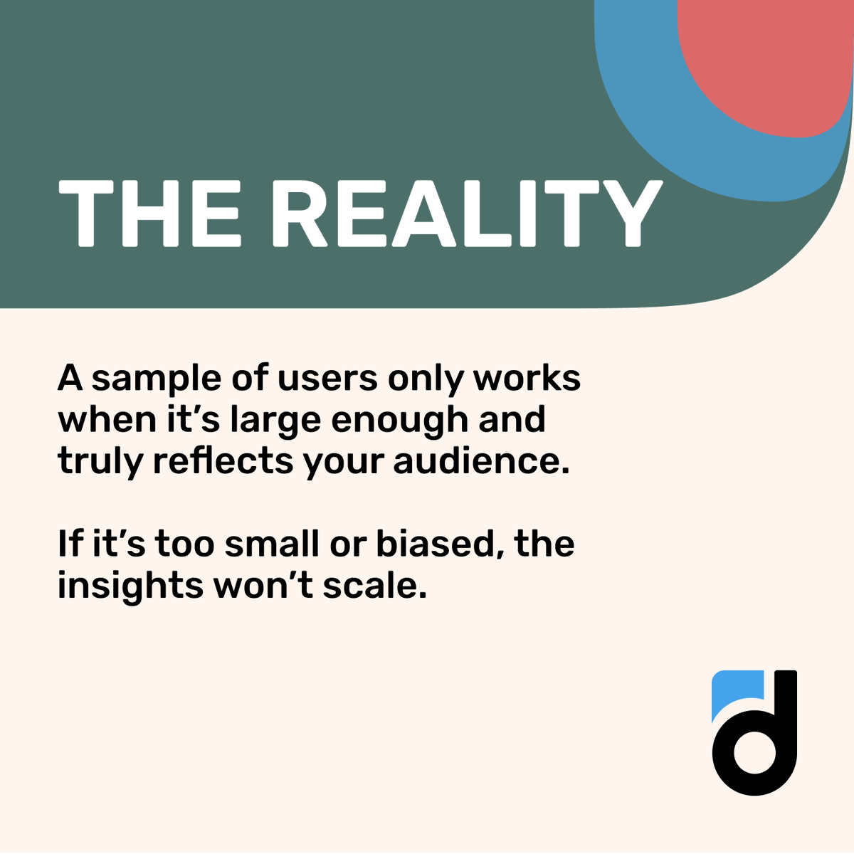 dev_to_dev's tweet image. 💡 Myth in Product Analytics:
“We can analyze a few users and apply the result to everyone”
📊 Small or biased samples often mislead.
What works in a test group may fail at scale.
Trust only statistically sound, representative data.
#devtodev #productanalytics #mythbusted
