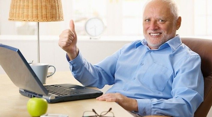 Me commenting 'W' under other's posts while taking big Ls