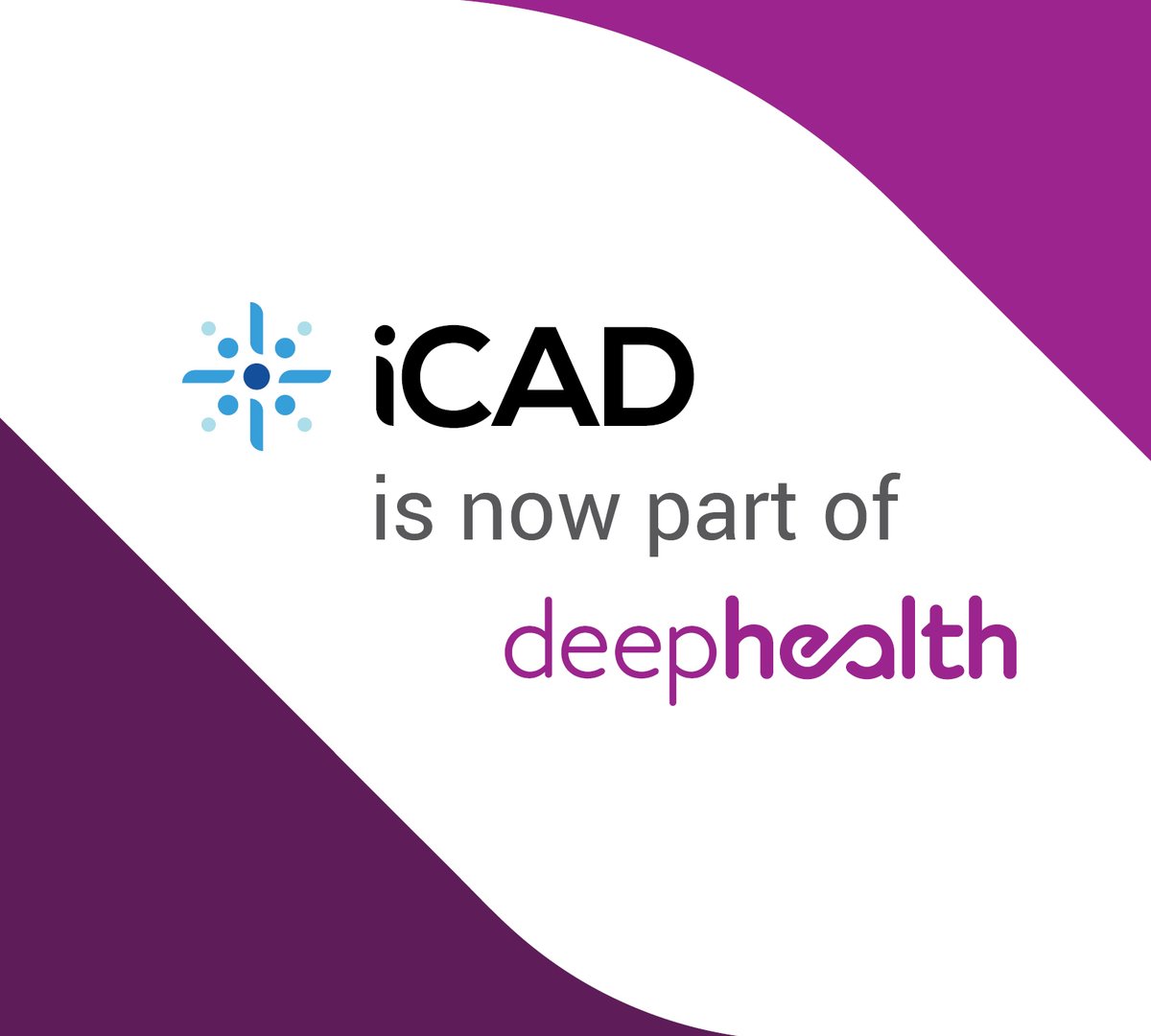 Celebrating our 2-week anniversary today! 🎉 The iCAD and DeepHealth teams are collaborating, aligning on shared goals, and building momentum to advance breast health through AI and innovation.

Learn More: bit.ly/4mczpxb