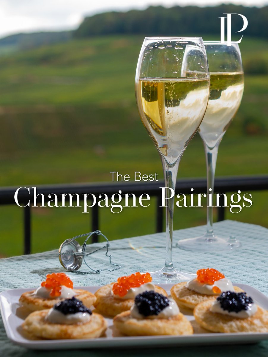 We asked experts to recommend their favorite pairings for Champagne. From classic to conventional, they show that Champagne is so much more than an apéritif.
⁠
🔗⁠ lapatiala.com/best-pairings-…
⁠
 📸 Photo Credit: Adobe Stock 

#Luxury #Champagne #ChampagnePairings