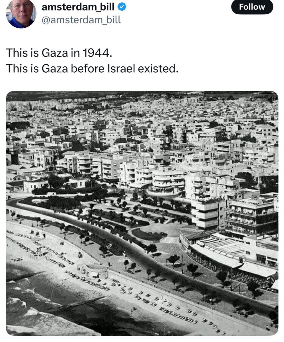 That's Tel Aviv, not Gaza.