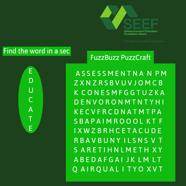 seef_gh's tweet photo. FuzzBuzz PuzzCraft. Let's have fun fishing out the puzzle.

Send your description in the comment section.

#SEEF #MBAGroup #HealthSafetyEnvironment #Education #Awareness #FuzzBuzzPuzzCraft #TGIF https://t.co/JhwmtHsNaO