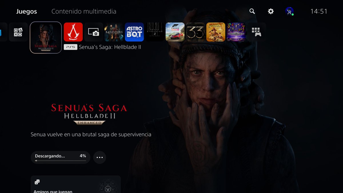 Rafa Giménez 💙 (@rafagimen3z) on Twitter photo Gracias a <a href="/Xbox_Spain/">Xbox España</a> por cederme pasa su análisis Senua’s Saga: Hellblade II Enhanced para #PlayStation5 y ya estoy en ello ⚔️
En una semana tendréis el análisis del juego 🥳
#PlayStation5Pro #GiftFromXbox Gracias a <a href="/Xbox_Spain/">Xbox España</a> por cederme pasa su análisis Senua’s Saga: Hellblade II Enhanced para #PlayStation5 y ya estoy en ello ⚔️
En una semana tendréis el análisis del juego 🥳
#PlayStation5Pro #GiftFromXbox