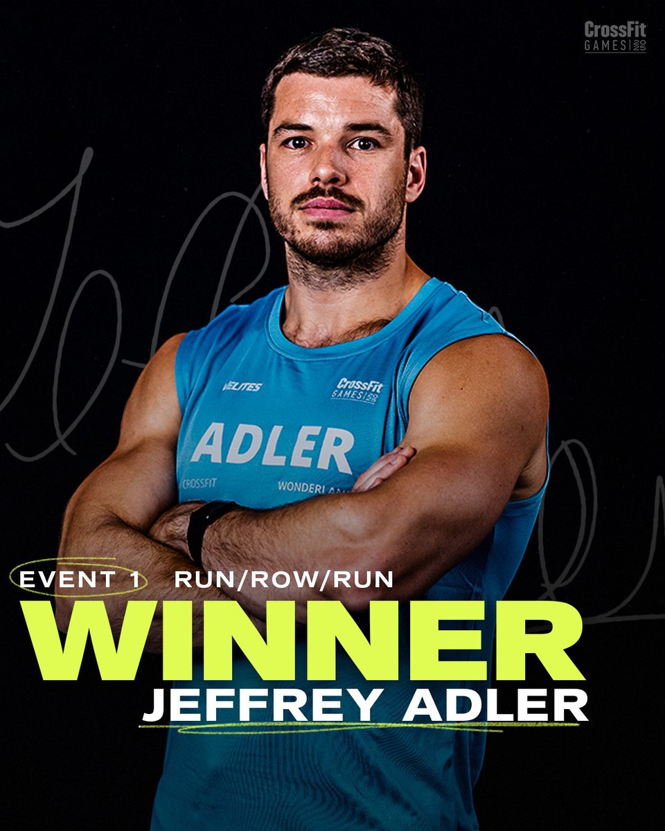 CrossFitGames's tweet photo. Jeffrey Adler and Tia-Clair Toomey are your 2025 CrossFit Games Event 1 winners!

Adler and Toomey crushed the Run/Row/Run event at Jennings Landing and picked up the win.

#CrossFitGames #CFG25 #CrossFit https://t.co/3vH9OcVZ5Y
