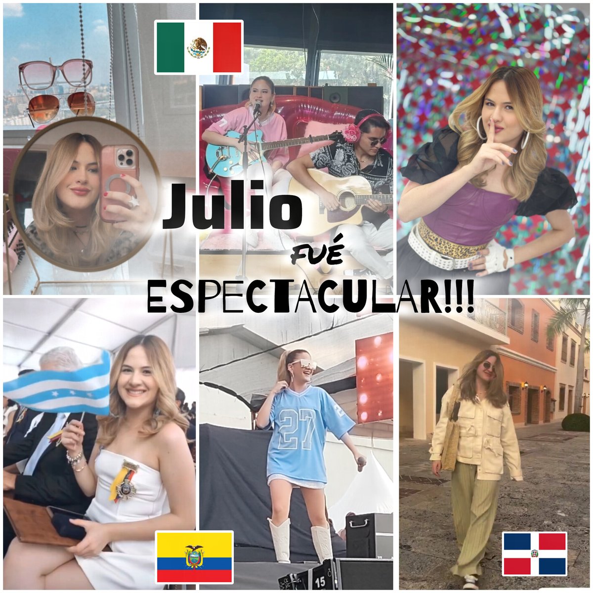 Que tú vida sea así siempre...llena de viajes, conciertos, reconocimiento a tu trabajo y el cariño de tu público. Nuestra Mar ya es internacional y estamos orgullosos de ti hermosa! 🥰🇪🇨🇲🇽🇩🇴
<a href="/MarRendonMusica/">Mar Rendón 🩷</a>