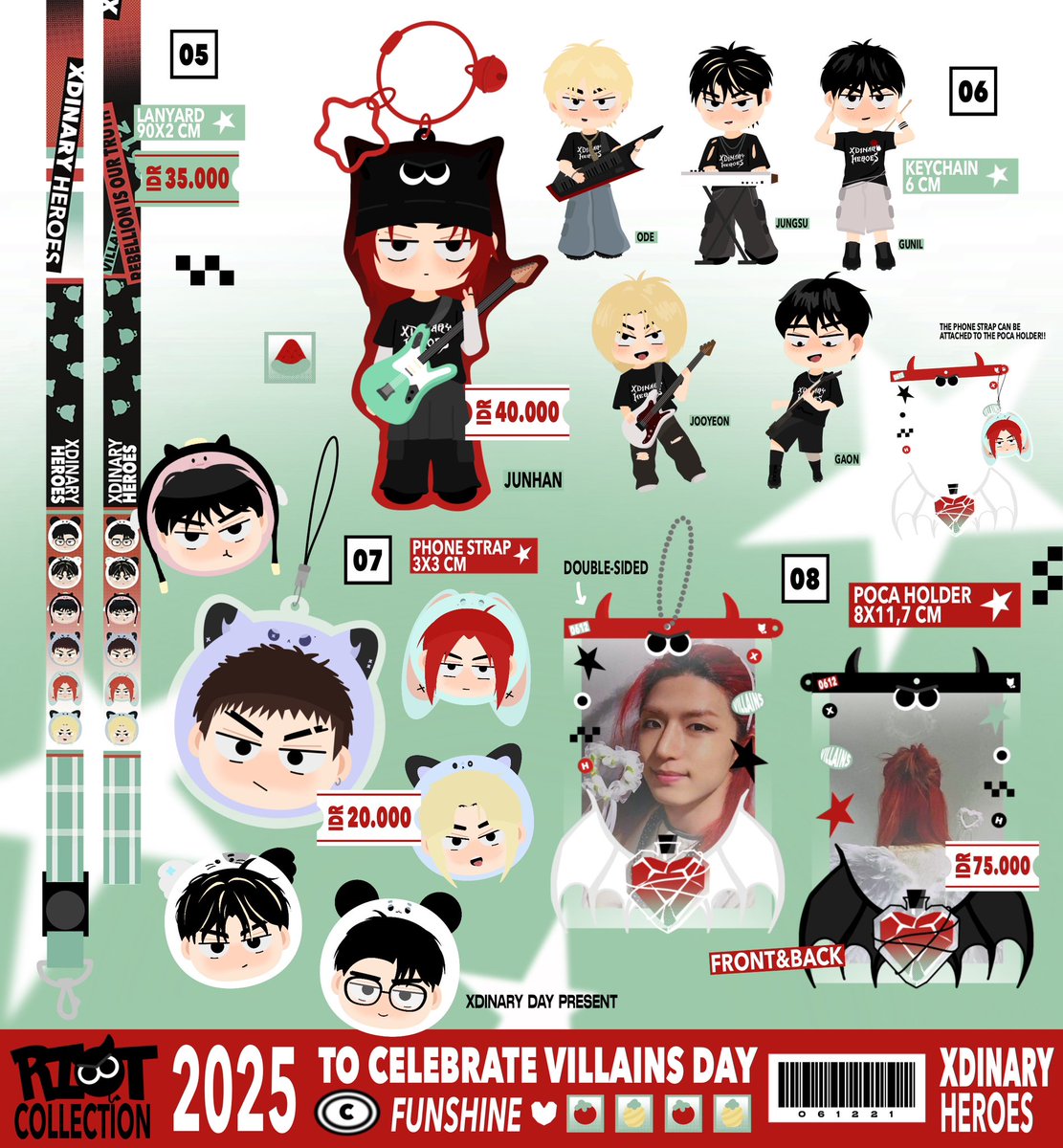 🚨 𝙍.𝙄.𝙊.𝙏 𝘾𝙊𝙇𝙇𝙀𝘾𝙏𝙄𝙊𝙉 🚨

A collaboration project by <a href="/Xdinary__Day/">XDINARY DAY</a> &amp; <a href="/funshine_id/">FunShine</a> 

📅 PO: 01–31 August 2025
🔗 bit.ly/RIOT_COLLECTION
🌎 Kindly send us a DM for WW shipping

#RebellionisOurTruth #RIOTCollection #XdinaryHeroes