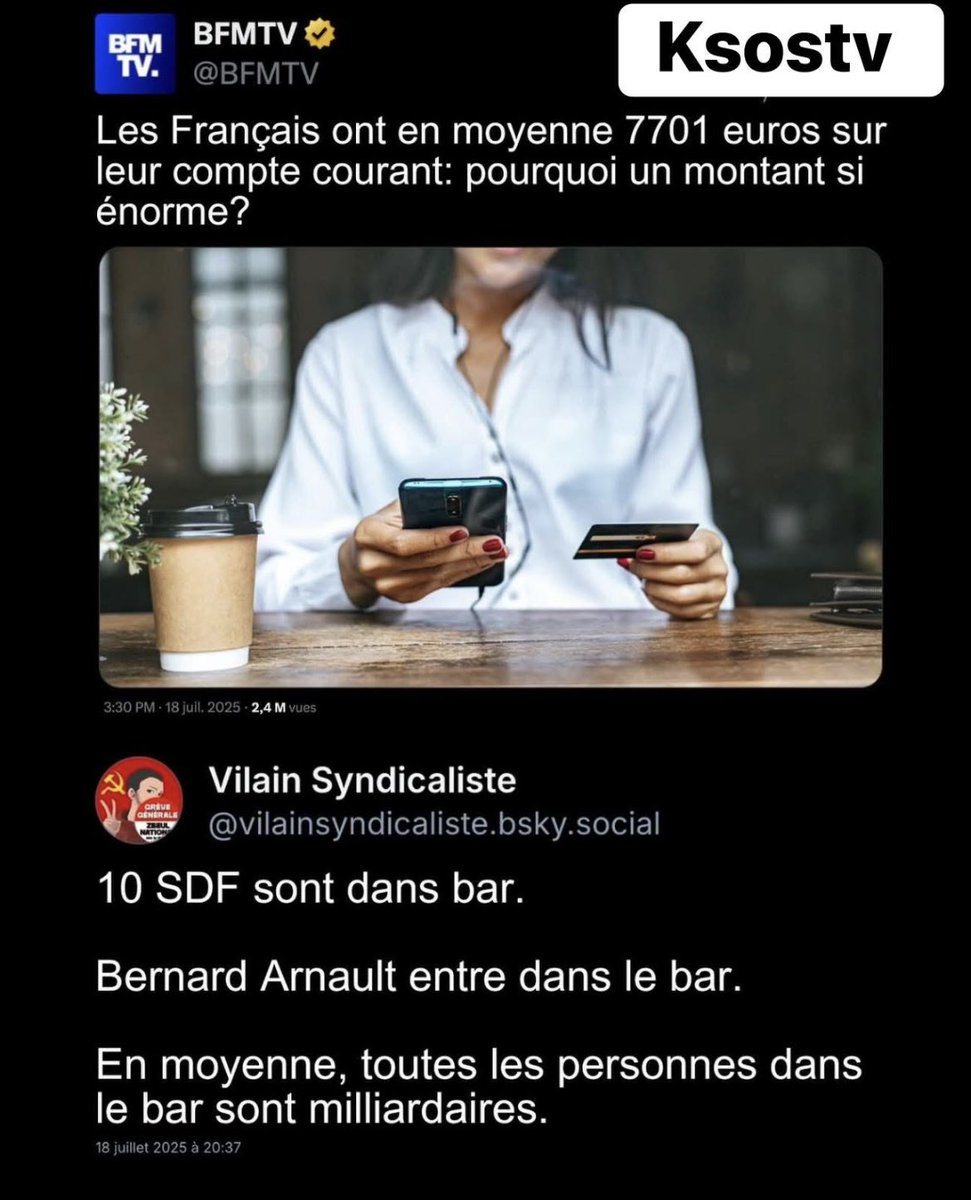 Petit cours de statistiques pour les nuls excellent 🤣🤣👍