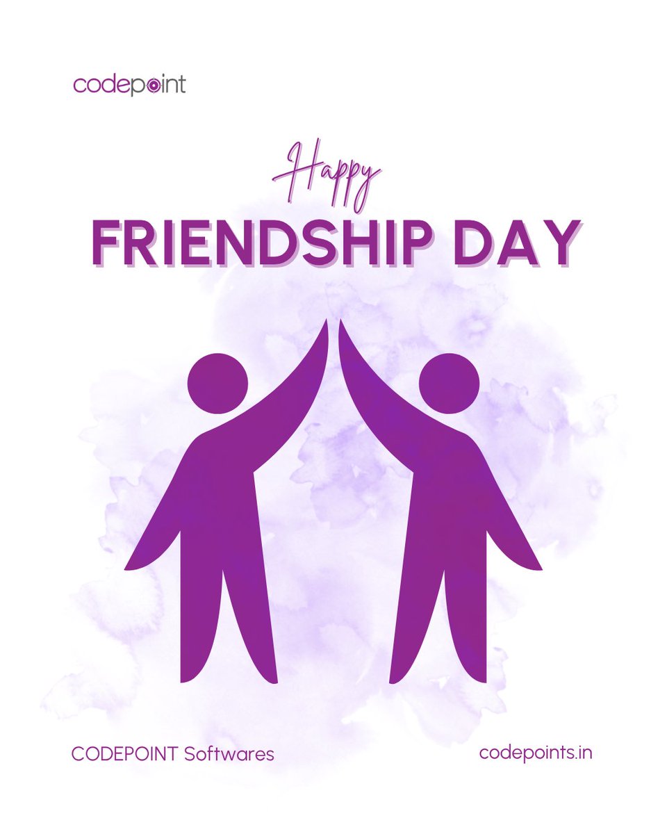 Codepoint_Sfw's tweet photo. Friendship is the real secret to great teamwork—whether in life or at work. This Friendship Day, let’s cherish the bonds that uplift, inspire, and make every challenge easier. 💙
Tag your office buddy or lifelong friend and tell them how much they mean to you!
#FriendshipDay https://t.co/ihyZw6z3In