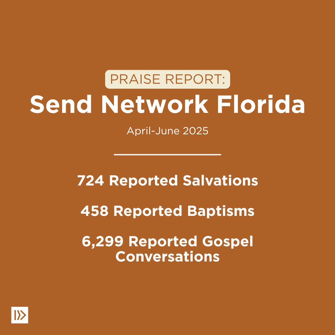 🙌 God is moving in Florida!

This is the fruit of your prayers, your giving, and the faithfulness of local churches living sent. 

Let’s keep pressing forward because the harvest is still plentiful! 🙏

#ChurchesPlantingChurches #FueledByAnnie