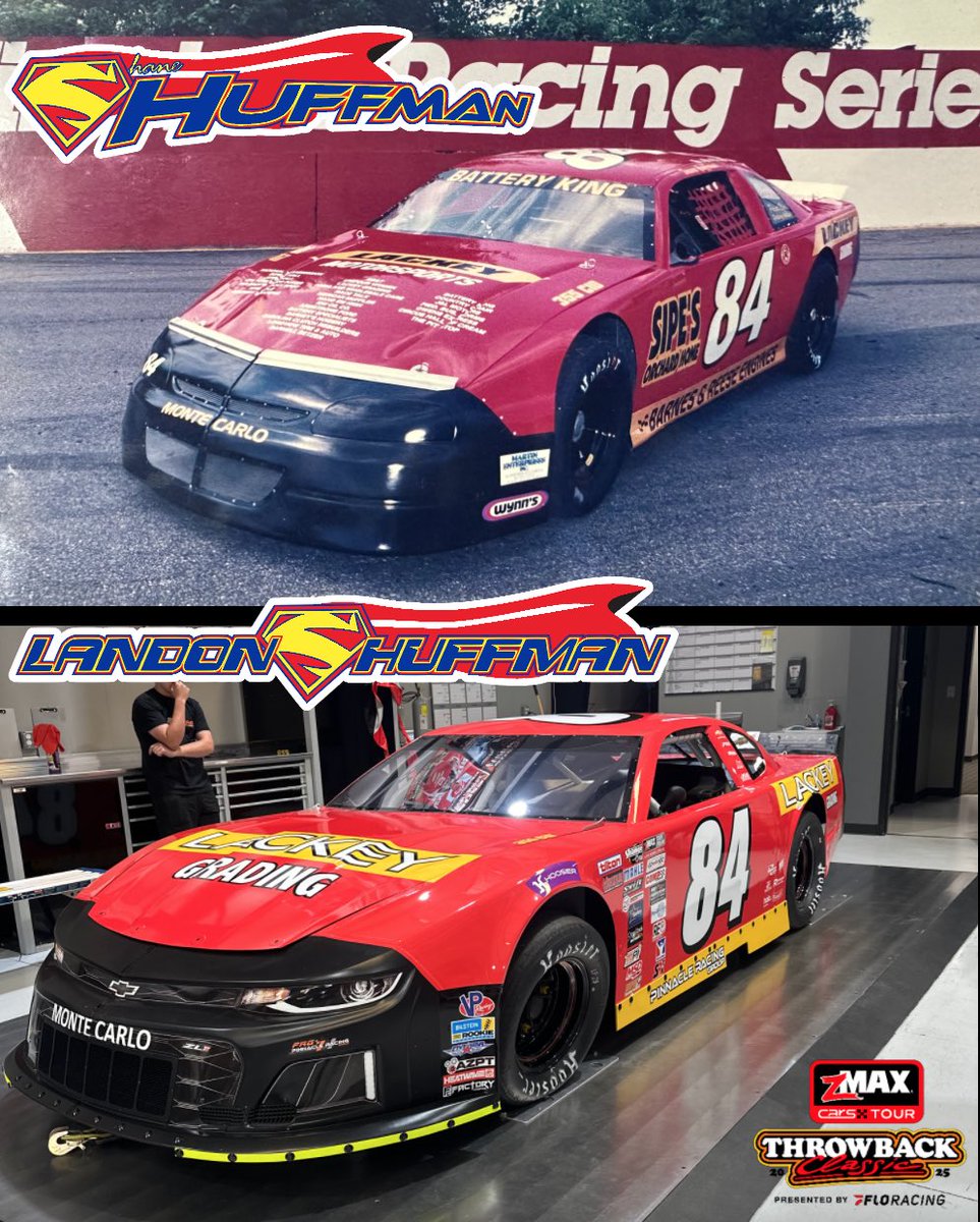 It’s <a href="/CARSTour/">CARS Tour</a> #ThrowbackClassic weekend and I couldn’t be more honored to run my dad’s #84 Lackey Grading paint scheme at <a href="/hickoryspeedway/">Hickory Motor Speedway</a>.  He took Mike Lackey’s car to victory lane 48 times with most being at HMS.  Huge thanks to the Lackey’s for supporting us this weekend!