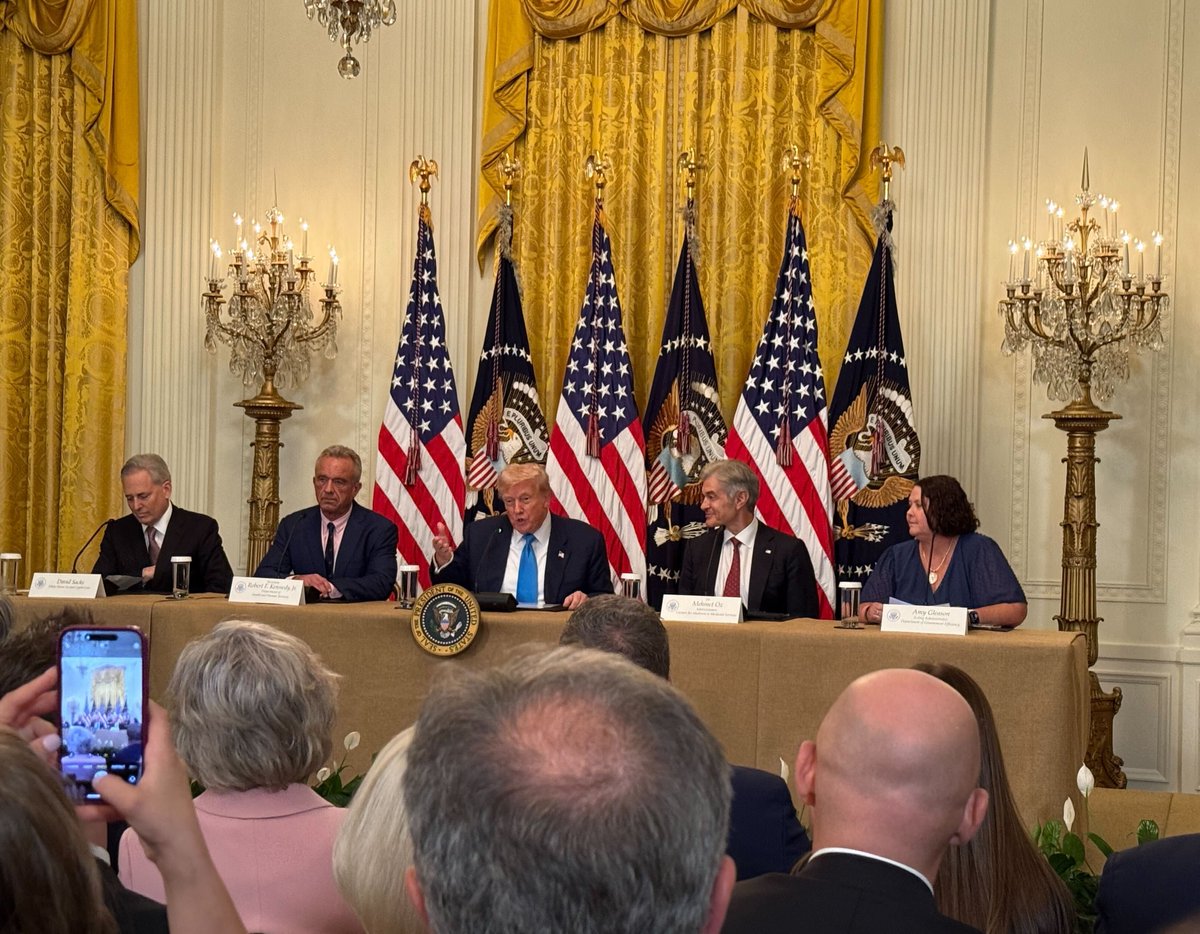 Had the pleasure of attending the “Make Health Tech Great Again” event hosted with <a href="/CMSGov/">CMSGov</a> at the <a href="/WhiteHouse/">The White House</a>. This movement aims to help build the next-generation of the patient-centered digital health ecosystem.