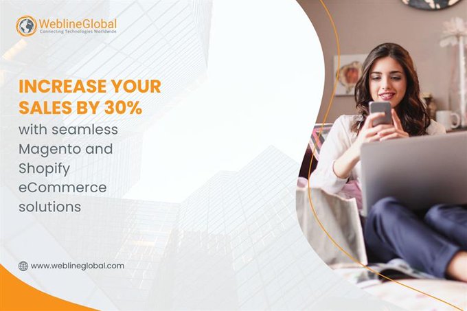 weblineglobal's tweet image. Ready to boost your eCommerce game?
Increase your sales by up to 30% with seamless #Magento &amp; #Shopify integrations.
Faster checkout. Better UX. More conversions.
Let's talk! weblineglobal.com/contact-us.html
#eCommerce #DigitalGrowth #OnlineStore #ShopifyExperts #MagentoSolutions