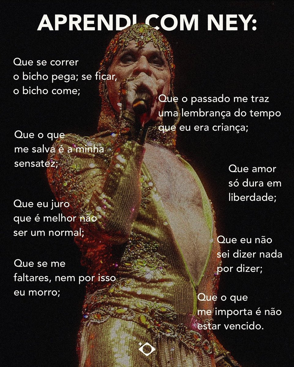 ✨

No dia 1º de agosto, o Brasil comemora o nascimento de um dos seus maiores ícones da música e da liberdade artística: Ney Matogrosso. Cantor, intérprete e performer, Ney é mais que um artista — é uma força da natureza, símbolo de ousadia, autenticidade e entrega.

Com sua voz
