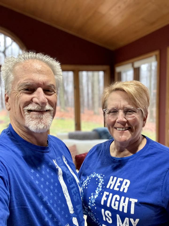 BLUE FRIDAY - Submitted by Melinda De Jong - wearing blue for our granddaughter
#T1D #Type1Diabetes #BlueFridays #OnFridaysWeWearBlue