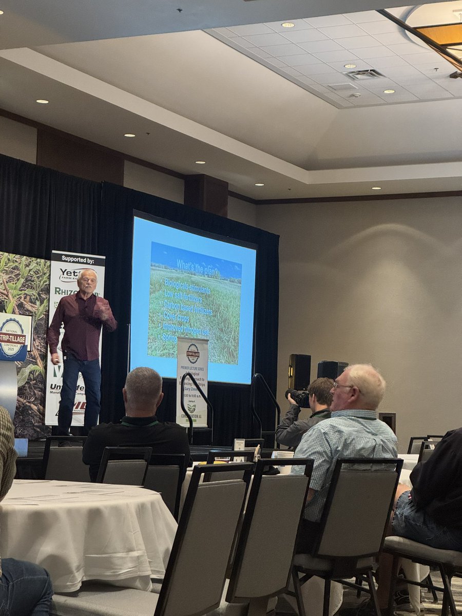 I bet you Gary Zimmer has to eat 4000 calories a day to maintain the energy he brings. <a href="/MidwesternBioAg/">Midwestern BioAg</a> <a href="/StripTillFarmr/">Strip-Till Farmer</a>