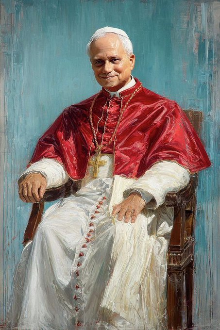 JesusDailyToday's tweet photo. Pope Leo XIV https://t.co/5okmxu8qs0