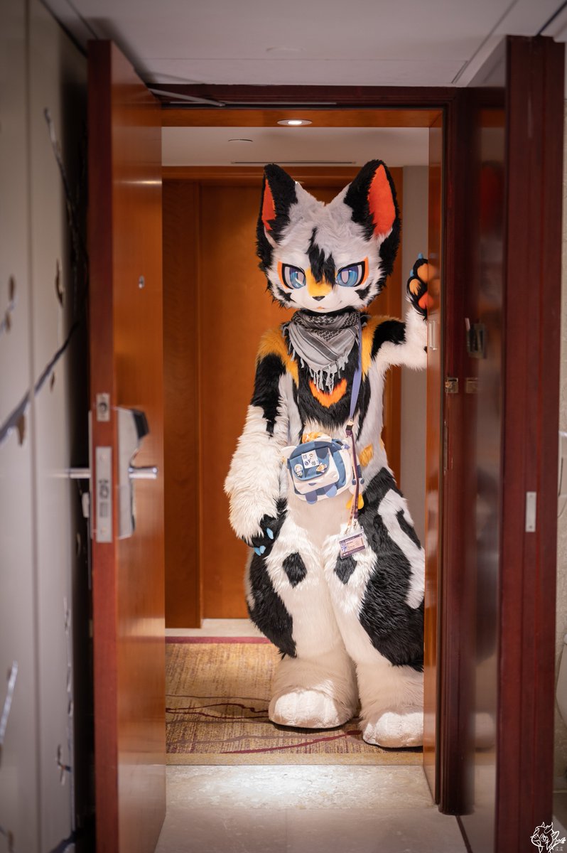#FursuitFridays 
你要怎么迎接门外的小狐狸呢
📷：<a href="/wnkadpp/">皮断角</a>