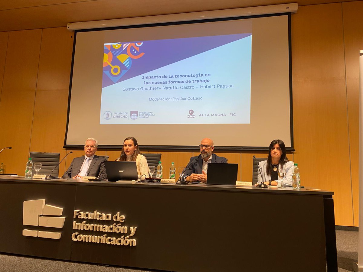 fder_oficial's tweet image. 🗓️ Se están desarrollando las II Jornadas de la Licenciatura en Relaciones Laborales 👥⚖️
📍 Aula Magna de la FIC
📄 Ver programa: fder.edu.uy/node/7983
▶️ Seguí la transmisión en vivo:youtube.com/watch?v=7SazgG…  🎥